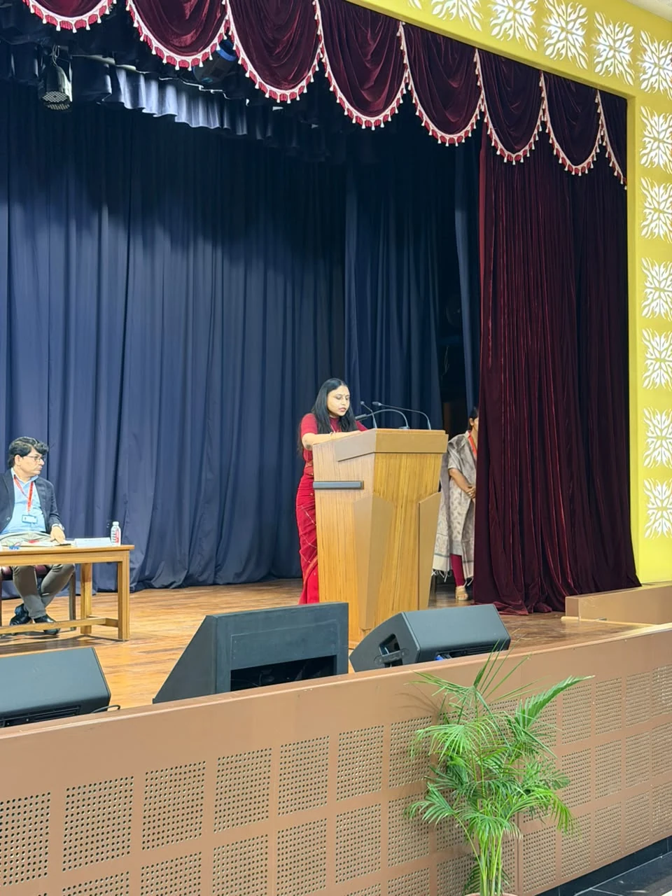Organizing Chair Dr. Nitima Malsa addressing the conference